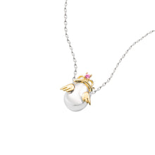Load image into Gallery viewer, Angel Egg Tiara Sterling Silver Necklace TSNL0018
