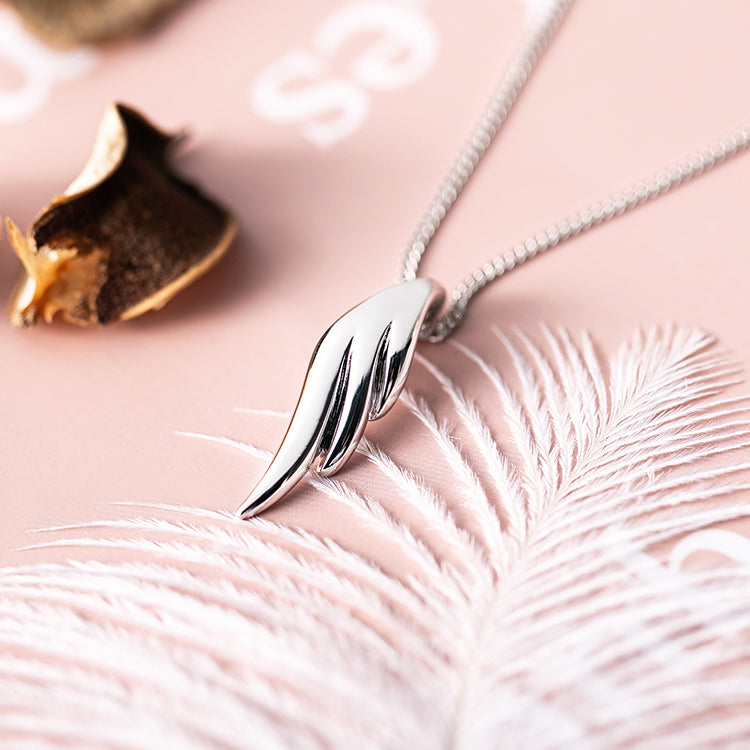 Angel Wing Sterling Silver Necklace AWNL0001