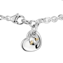 Load image into Gallery viewer, Angel Egg Sterling Silver Heart Pendant Bracelet TSBL0001
