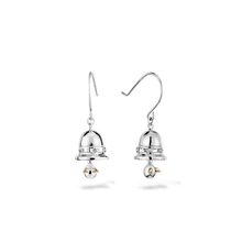 Load image into Gallery viewer, Angel Egg Sterling Silver Bell Pendant Earrings TSER0001
