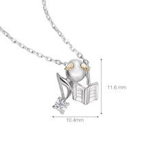 Load image into Gallery viewer, Angel Egg Sterling Silver Musical Necklace TSNL0002

