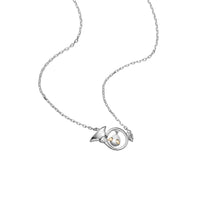 Load image into Gallery viewer, Angel Egg Sterling Silver French Horn Necklace TSNL0003
