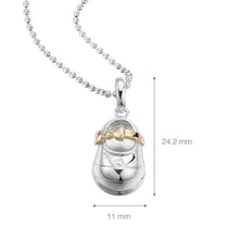 Load image into Gallery viewer, Angel Egg Sterling Silver Shoe Necklace TSNL0006
