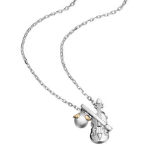 Load image into Gallery viewer, Angel Egg Sterling Silver Violin Necklace TSNL0008
