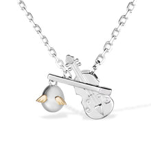 Load image into Gallery viewer, Angel Egg Sterling Silver Violin Necklace TSNL0008
