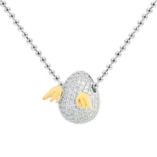 Load image into Gallery viewer, Bling Bling Angel Egg Sterling Silver Necklace TSNL0028-01
