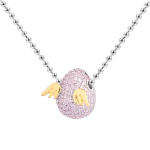 Load image into Gallery viewer, Bling Bling Angel Egg Sterling Silver Necklace TSNL0028-02

